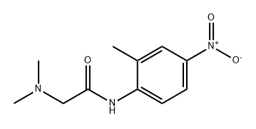 Acetamide, 2-(dimethylamino)-N-(2-methyl-4-nitrophenyl)- Struktur