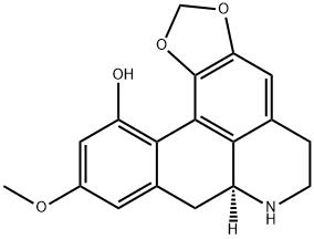 5H-Benzo[g]-1,3-benzodioxolo[6,5,4-de]quinolin-12-ol, 6,7,7a,8-tetrahydro-10-methoxy-, (7aS)- Struktur