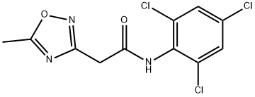 1,2,4-Oxadiazole-3-acetamide, 5-methyl-N-(2,4,6-trichlorophenyl)-