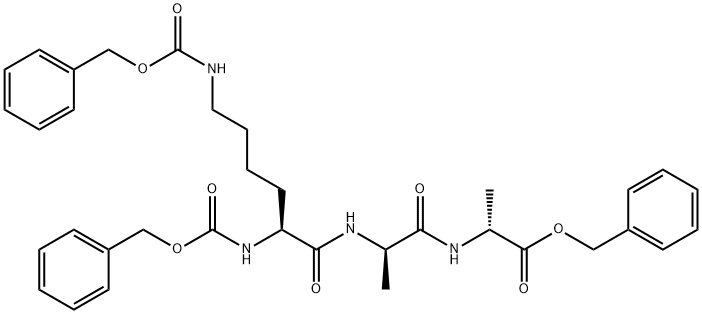 D-Alanine, N-[N-[N2,N6-bis[(phenylmethoxy)carbonyl]-L-lysyl]-D-alanyl]-, phenylmethyl ester (9CI)