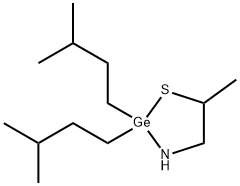 1-azanidylpropane-2-thiolate, bis(3-methylbutyl)germanium Struktur