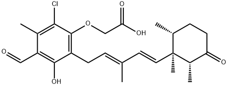 4-O-carboxymethylascochlorin Struktur