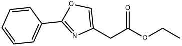 4-Oxazoleacetic acid, 2-phenyl-, ethyl ester Struktur