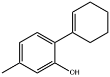 Phenol, 2-(1-cyclohexen-1-yl)-5-methyl- Struktur