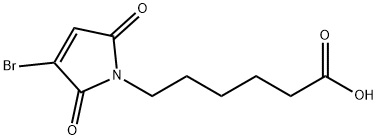 1H-Pyrrole-1-hexanoic acid, 3-bromo-2,5-dihydro-2,5-dioxo- Struktur