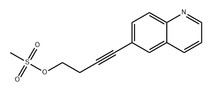 3-Butyn-1-ol, 4-(6-quinolinyl)-, 1-methanesulfonate