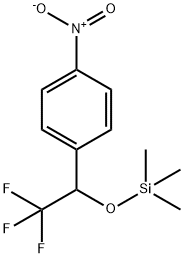 Benzene, 1-nitro-4-[2,2,2-trifluoro-1-[(trimethylsilyl)oxy]ethyl]- Struktur