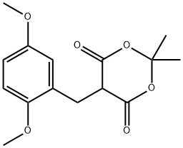 1,3-Dioxane-4,6-dione, 5-[(2,5-dimethoxyphenyl)methyl]-2,2-dimethyl-