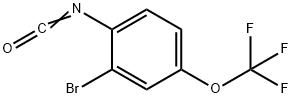 2-Bromo-4-(trifluoromethoxy)phenylisocyanate Struktur