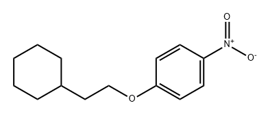 Benzene, 1-(2-cyclohexylethoxy)-4-nitro- Struktur