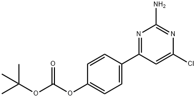 Carbonic acid, 4-(2-amino-6-chloro-4-pyrimidinyl)phenyl 1,1-dimethylethyl ester