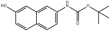 Carbamic acid, (7-hydroxy-2-naphthalenyl)-, 1,1-dimethylethyl ester (9CI) Structure