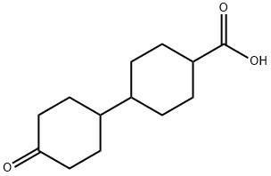 [1,1'-Bicyclohexyl]-4-carboxylic acid, 4'-oxo- Struktur