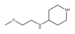 4-Piperidinamine, N-(2-methoxyethyl)- Struktur