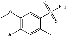 4-Bromo-5-methoxy-2-methylbenzenesulphonamide Struktur