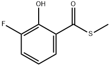 Benzenecarbothioic acid, 3-fluoro-2-hydroxy-, S-methyl ester