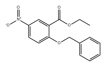 Benzoic acid, 5-nitro-2-(phenylmethoxy)-, ethyl ester