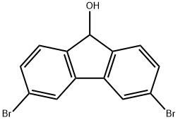 9H-Fluoren-9-ol, 3,6-dibromo- Struktur