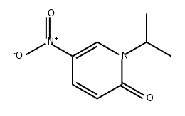 2(1H)-Pyridinone, 1-(1-methylethyl)-5-nitro- Struktur