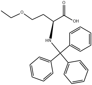 L-Homoserine, O-ethyl-N-(triphenylmethyl)- Struktur