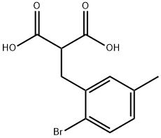 Propanedioic acid, 2-[(2-bromo-5-methylphenyl)methyl]-