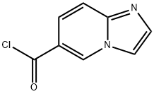 Imidazo[1,2-a]pyridine-6-carbonyl chloride Struktur