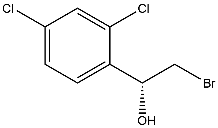 (αR)-α-(Bromomethyl)-2,4-dichlorobenzenemethanol Struktur