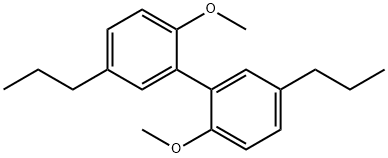 1,1'-Biphenyl, 2,2'-dimethoxy-5,5'-dipropyl- Struktur