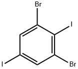 Benzene, 1,3-dibromo-2,5-diiodo- Struktur