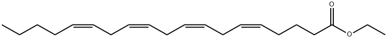 5,8,11,14-Nonadecatetraenoic acid, ethyl ester, (5Z,8Z,11Z,14Z)- Struktur