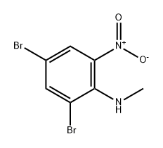 Benzenamine, 2,4-dibromo-N-methyl-6-nitro- Struktur