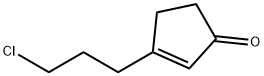 3-(3-Chloropropyl)cyclopent-2-enone Struktur