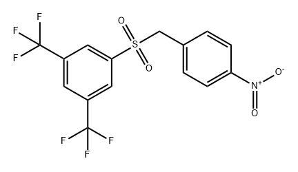 Benzene, 1-[[(4-nitrophenyl)methyl]sulfonyl]-3,5-bis(trifluoromethyl)-