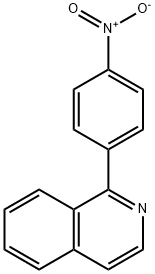 Isoquinoline, 1-(4-nitrophenyl)- Struktur