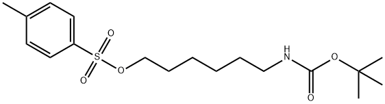 6-((叔丁氧基羰基)氨基)己基 4-甲基苯磺酸酯, 86536-92-7, 結(jié)構(gòu)式