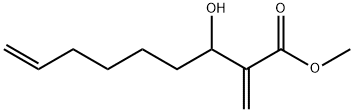 8-Nonenoic acid, 3-hydroxy-2-methylene-, methyl ester Struktur