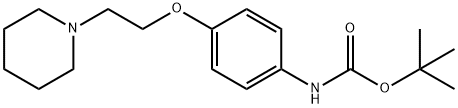 Carbamic acid, N-[4-[2-(1-piperidinyl)ethoxy]phenyl]-, 1,1-dimethylethyl ester