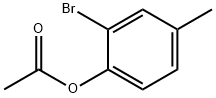 Phenol, 2-bromo-4-methyl-, 1-acetate Struktur