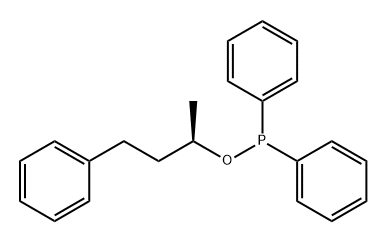 Phosphinous acid, P,P-diphenyl-, (1R)-1-methyl-3-phenylpropyl ester Struktur