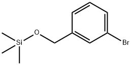 Benzene, 1-bromo-3-[[(trimethylsilyl)oxy]methyl]- Struktur