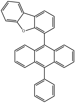 Dibenzofuran, 4-(10-phenyl-9-anthracenyl)- Struktur