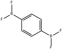 Borane, 1,1'-(1,4-phenylene)bis[1,1-difluoro- Struktur