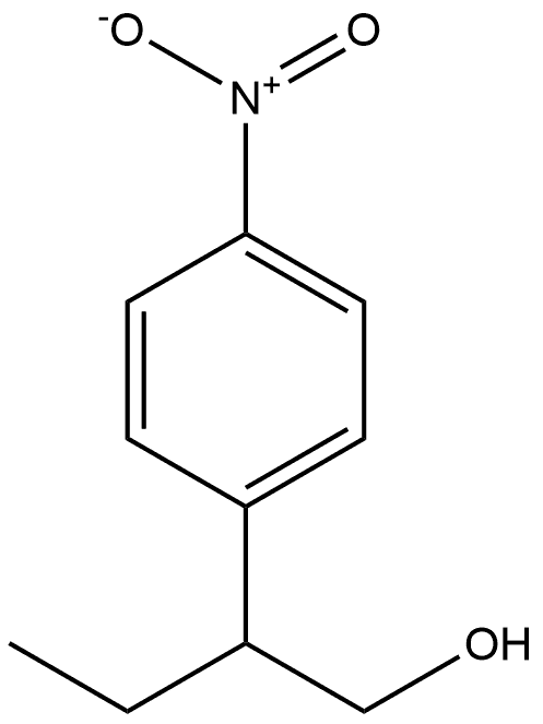 Benzeneethanol, β-ethyl-4-nitro- Struktur