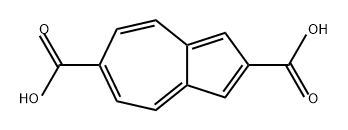 2,6-Azulenedicarboxylic acid Struktur