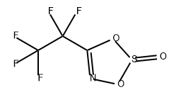 1,3,2,4-Dioxathiazole, 5-(1,1,2,2,2-pentafluoroethyl)-, 2-oxide