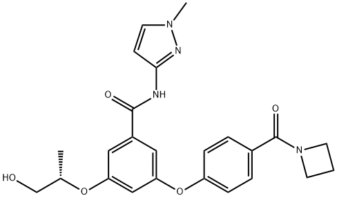 AZD-1092 Struktur