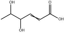 2-Hexenoic acid, 4,5-dihydroxy- Struktur