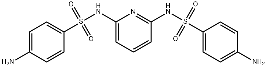 Pyridine, 2,6-disulfanilamido- Struktur