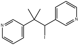 Pyridine, 3,3'-(2-iodo-1,1-dimethyl-1,2-ethanediyl)bis- (9CI)