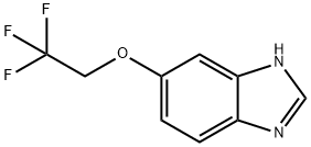 5-(2,2,2-Trifluoroethoxy)-1H-benzimidazole Struktur